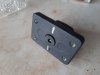 shipping container corner bolt plate